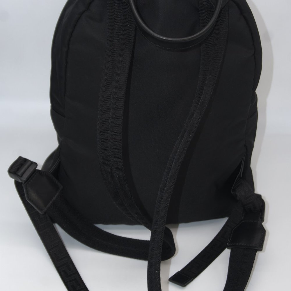 Versace Logo Nylon Backpack - Picture 9 of 16